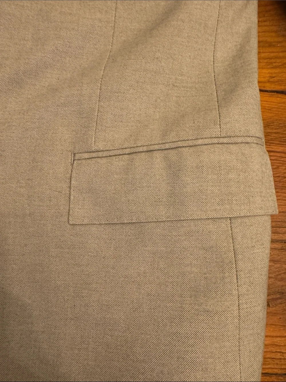 J. Crew Men’s Tessuti Carpini Ludlow light gray  Two-Piece Suit